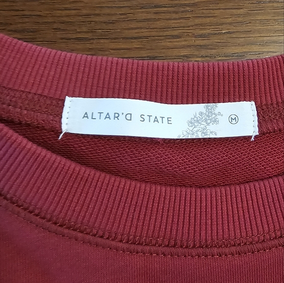 Altar'd State Harlow Peplum Top Medium - Picture 4 of 10